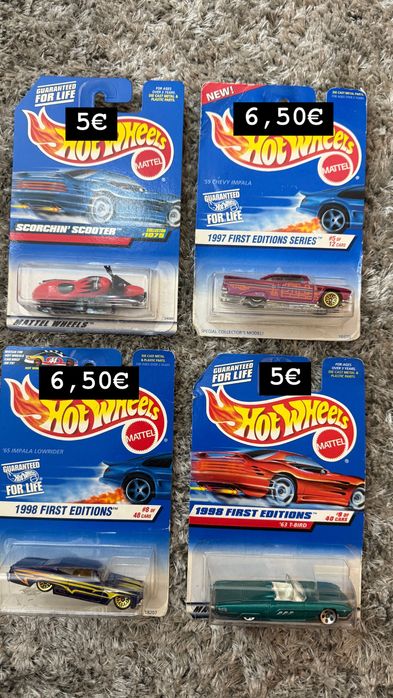 Hot Wheels - carrinhos
