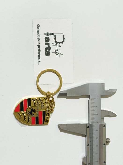 Emblema guarda lamas Porsche / Porta chaves