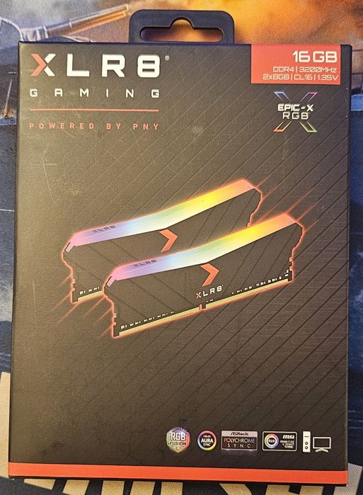 PNY XLR8 2x8 GB ram ddr4 3200MHz CL16