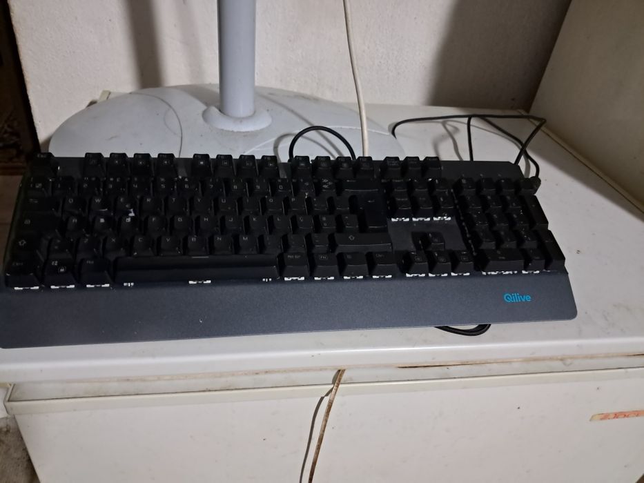 Teclado computador, com luz led