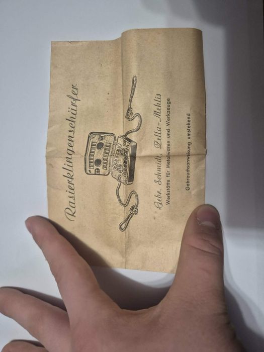 ostrzałka do żyletek „Klingenschärfer Sieger”.