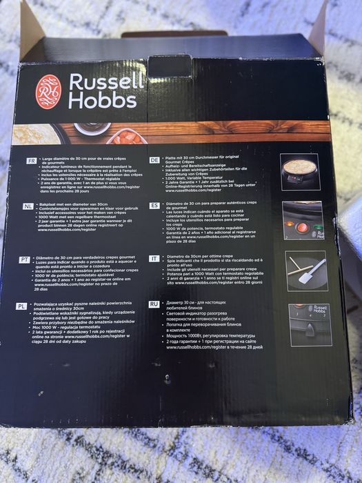 Naleśnikarka Russell Hobbs Fiesta 1000W z regulacją temperatury