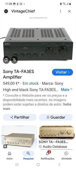 Sony gama es amp