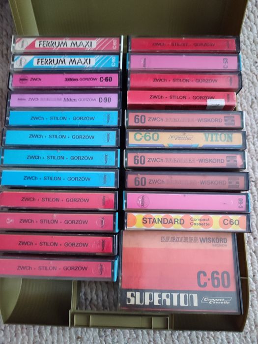 Kasety magnetofonowe Basf Maxell Fuji Memorex