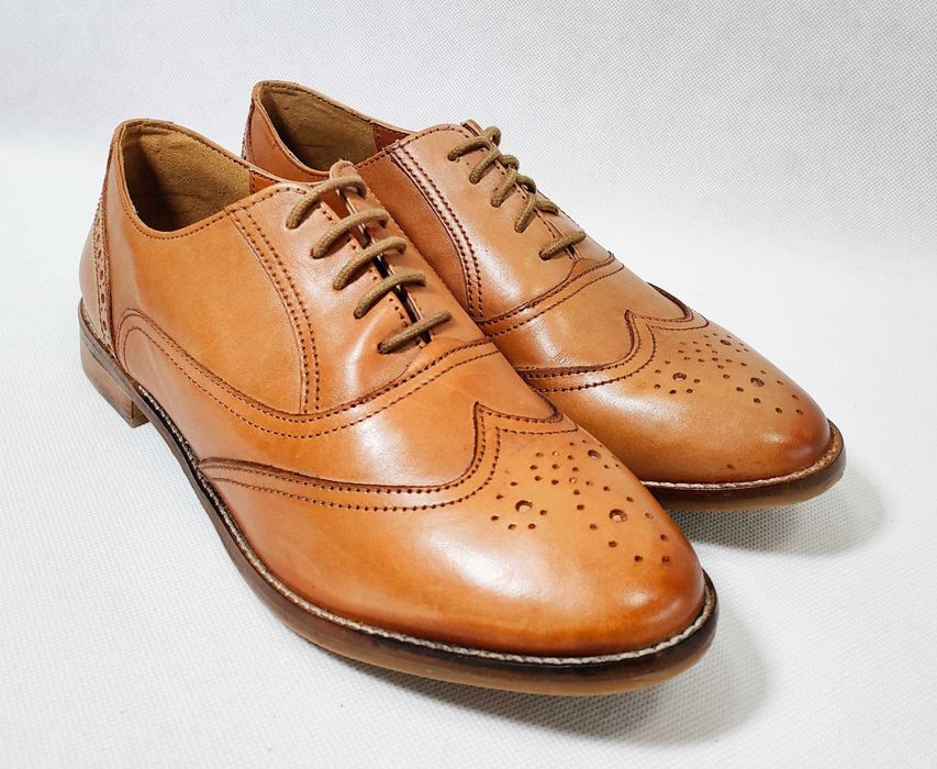 Półbuty damskie skórzane 41 sznurowane  Mint&Berry  27 cm BD0105