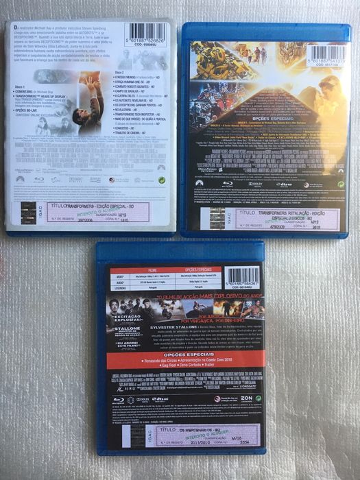 Filmes Blu-ray variados
