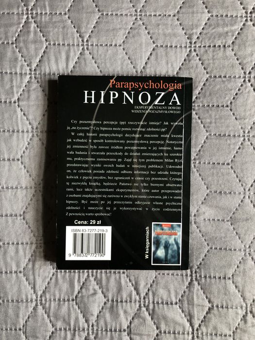 759. Nowa. Parapsychologia. Hipnoza. Milan Ryzl