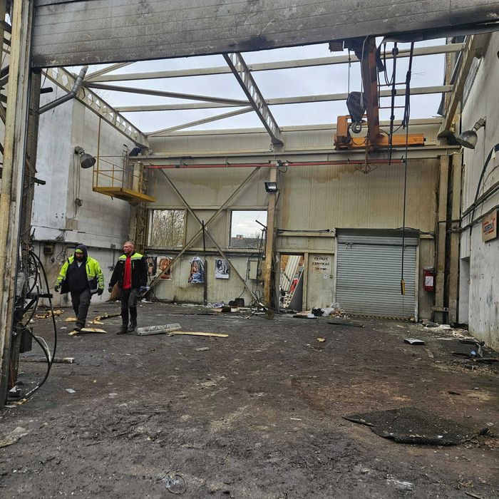 Konstrukcja stalowa z suwnica/ hala