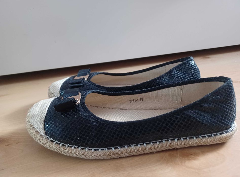 Espadryle roz. 38