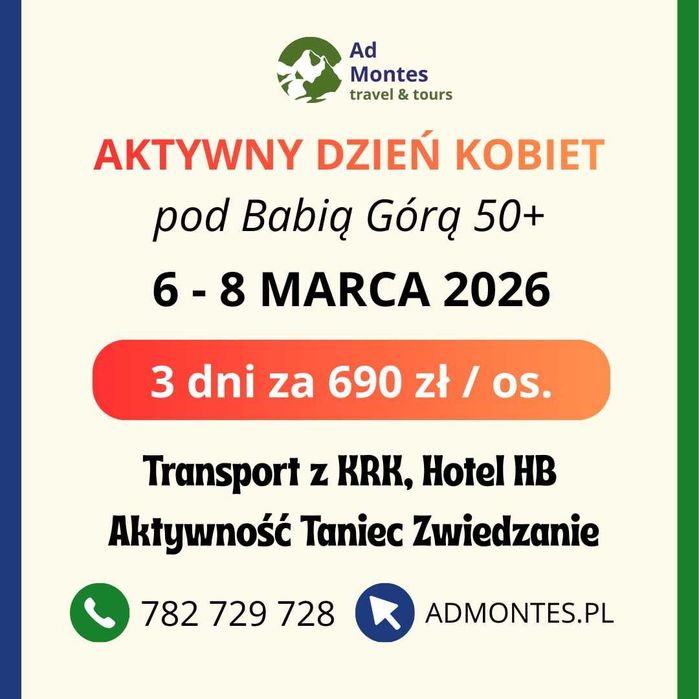 Dzień Kobiet 50 + w górach