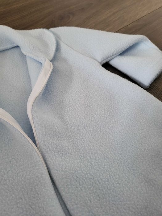 3szt kombinezon rozmiar 68 ciepły pajacyk polarowy z kapturem