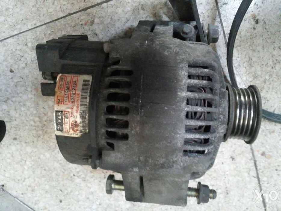 Alternador e motor de arranque mg f mgf, tf