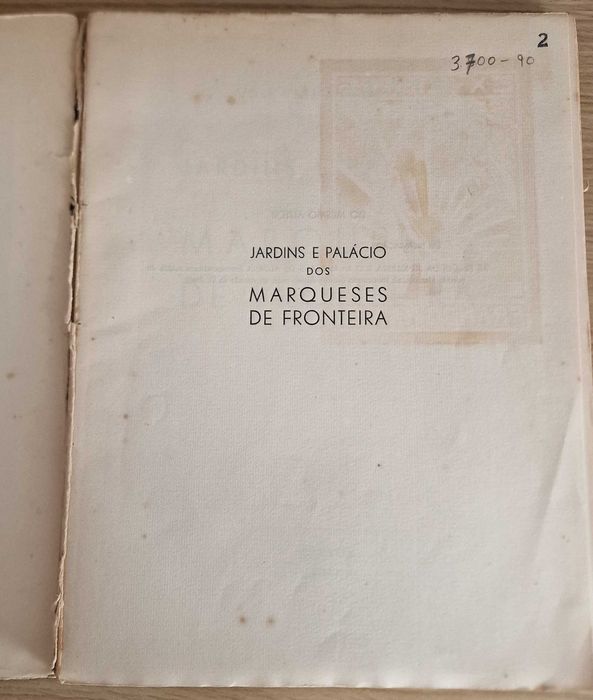 Jardins e Palácio dos Marqueses de Fronteira-José Cassiano Neves |1941