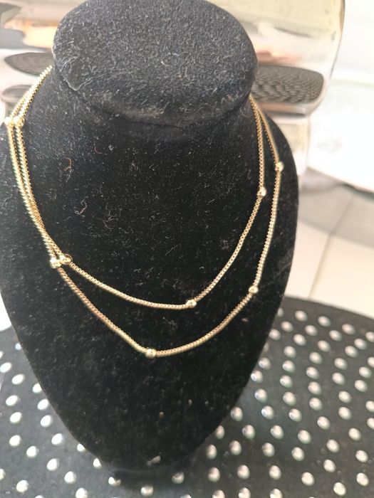 Łancuszek kostka kulka