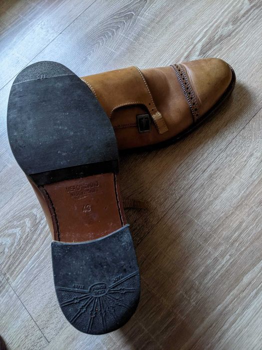 Buty męskie Salvo Barone roz. 43 naturalna skóra hand made jakość