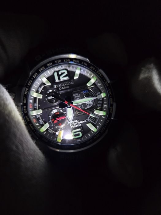 Full Set Bardzo Ładny Casio G-Shock GPW-1000RD-4AJF GravityMaster
