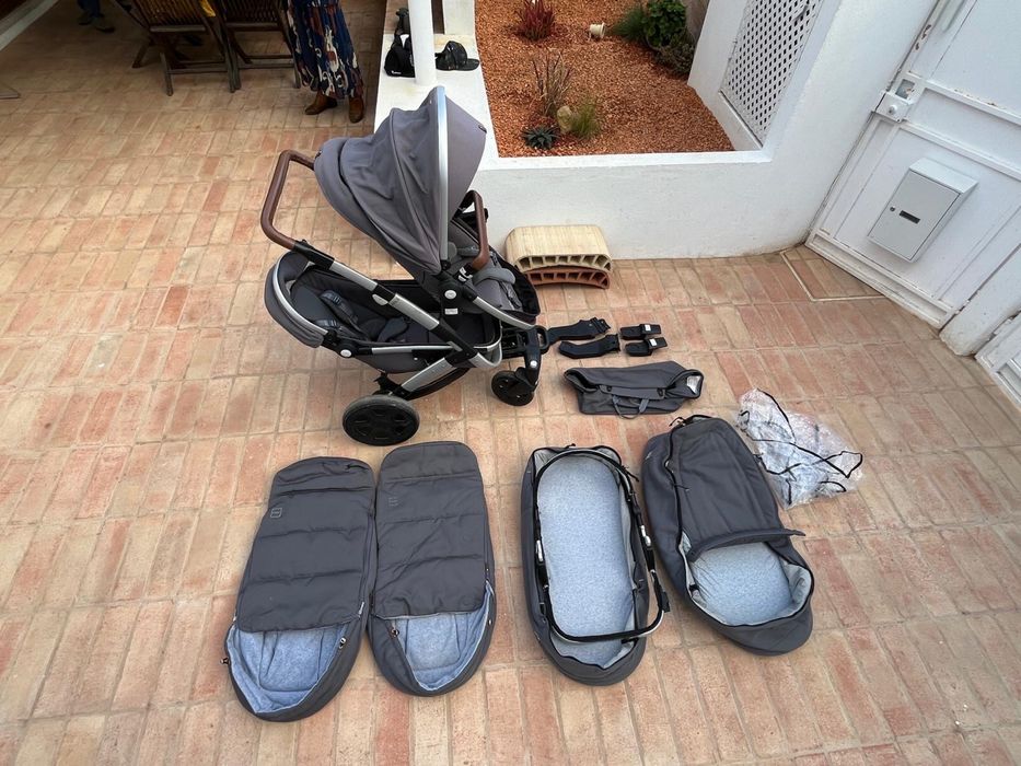 Carrinho de Gémeos Joolz Geo 2 Twin Completo + Extras