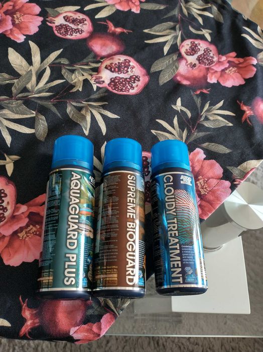 Preparaty do prowadzenia akwarium firmy AZOO PLUS AZOO CLOUDY TREATMENT  AZOO AQUAGUARD PLUS 120ml . AZOO Plus Supreme Bioguard