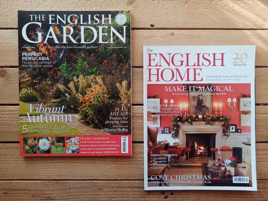 журналы English Home, Garden, журнал Homes Interior, ландшафт интерьер
