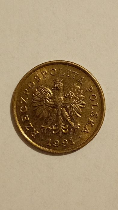 5 groszy 1991 ładny stan obiegowy 2/3