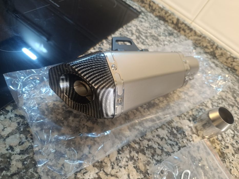 Ponteiras de escape universais 51mm para mota