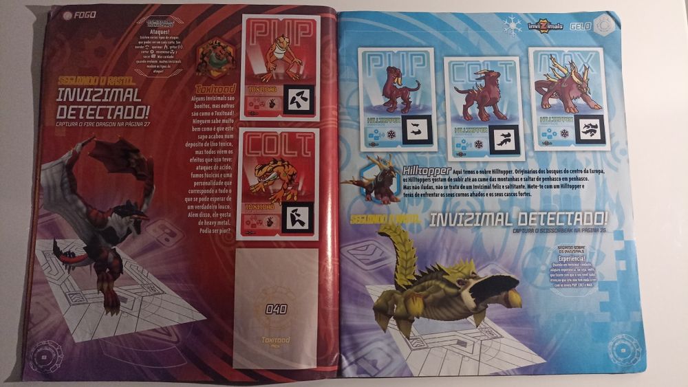 Caderneta Coleção Invizimals