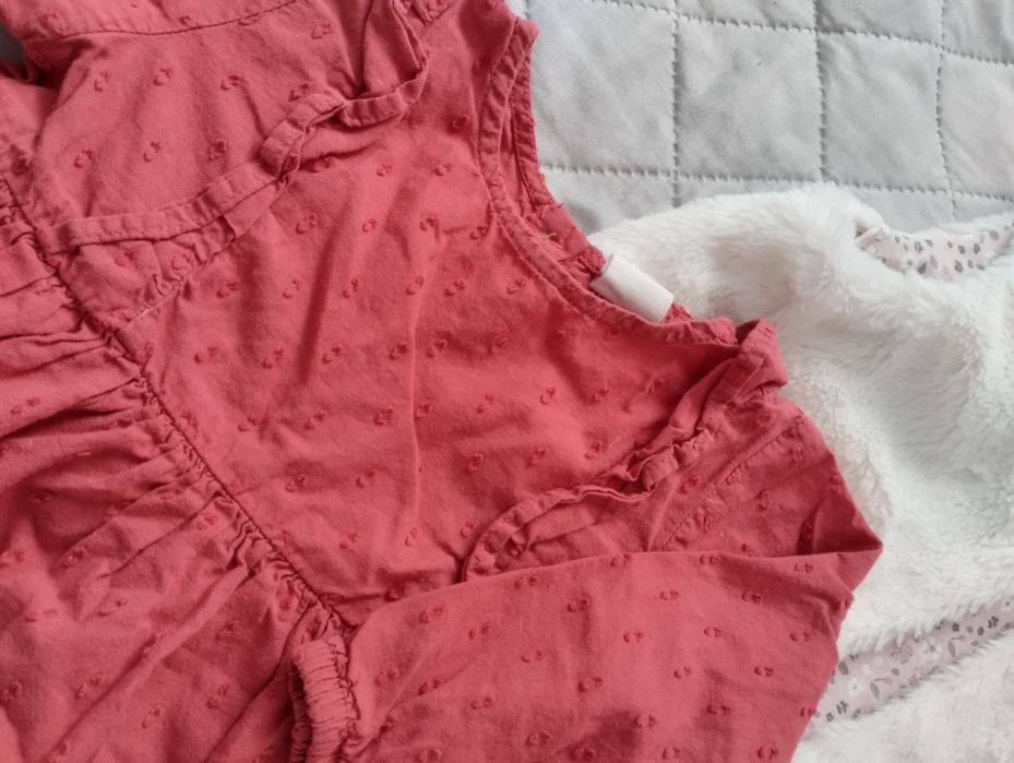 Sukienka H&M r. 74 z kamizelką