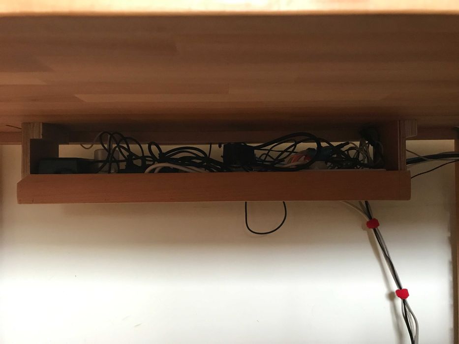 Secretária escritório madeira maciça design moderno presente