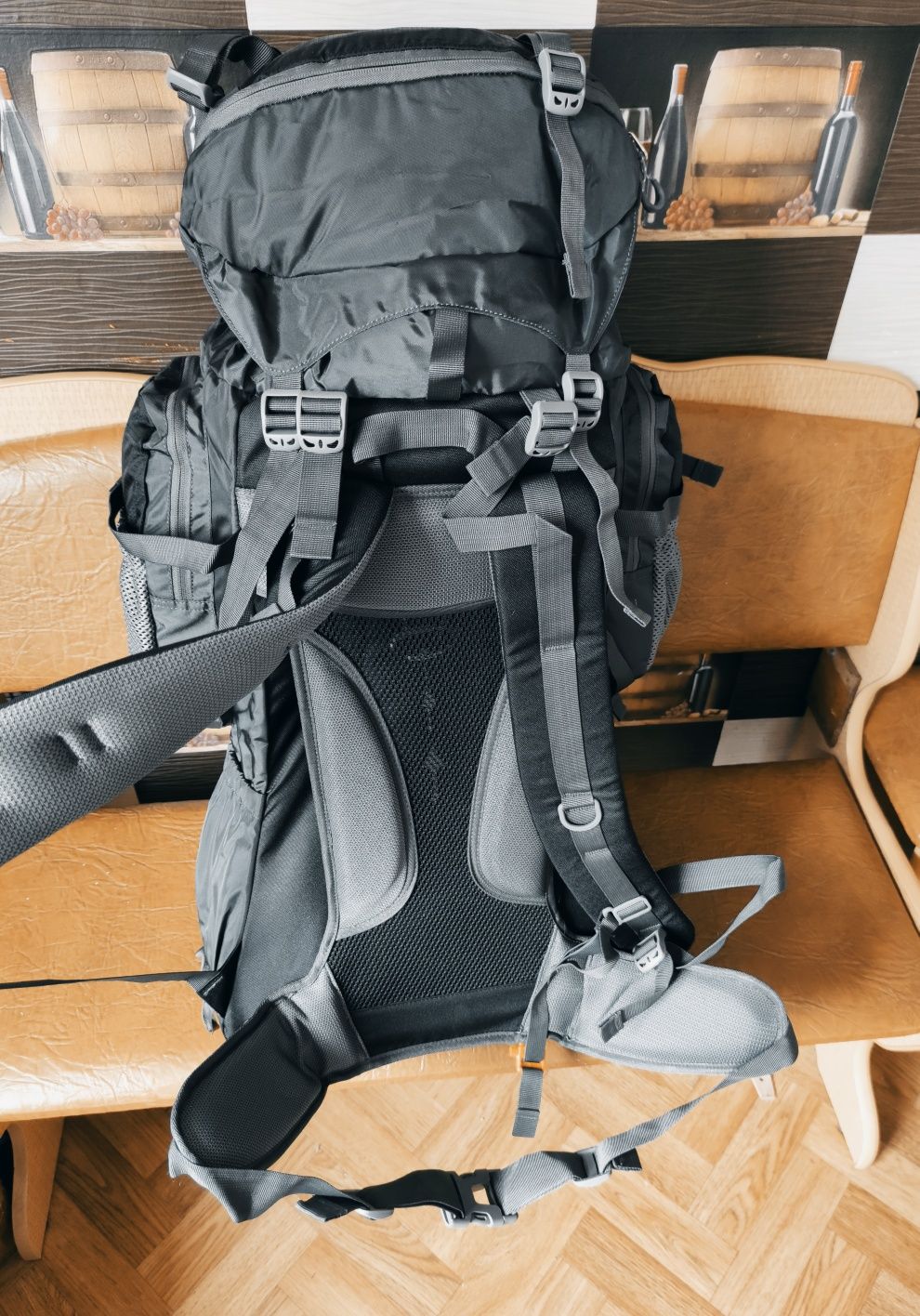 Рюкзак походный туристический The North Face 80+5 литров качественный ...