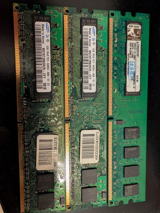 Оперативна пам'ять ddr2 Samsung Kingston