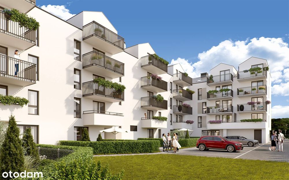 2-pokojowe mieszkanie 46m2 + balkon