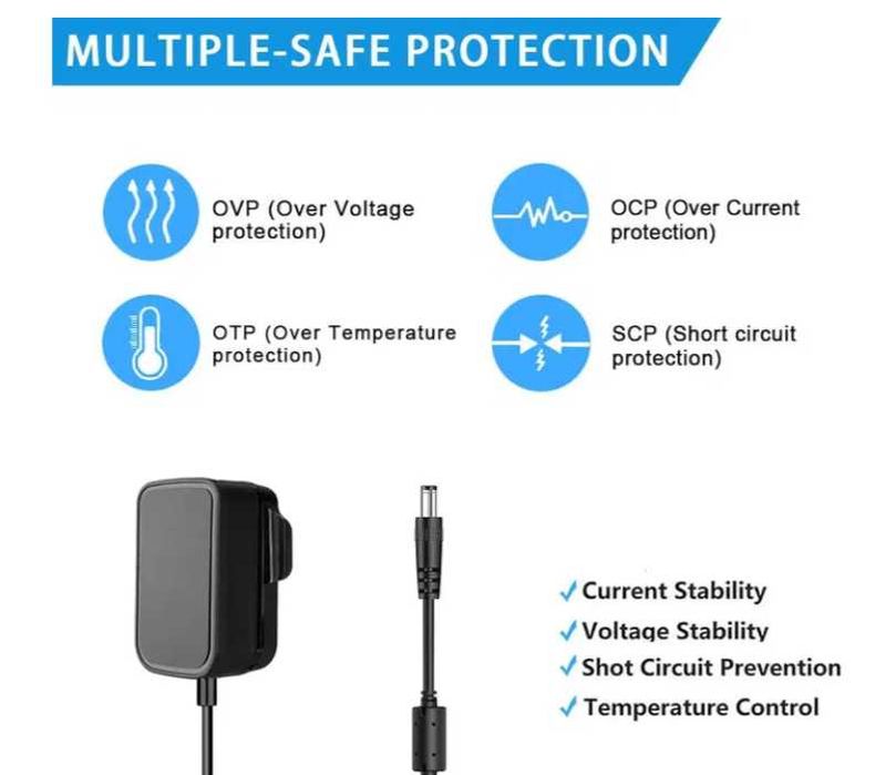 Zasilacz adapter 5V 3A AC 100-240V 9elementów