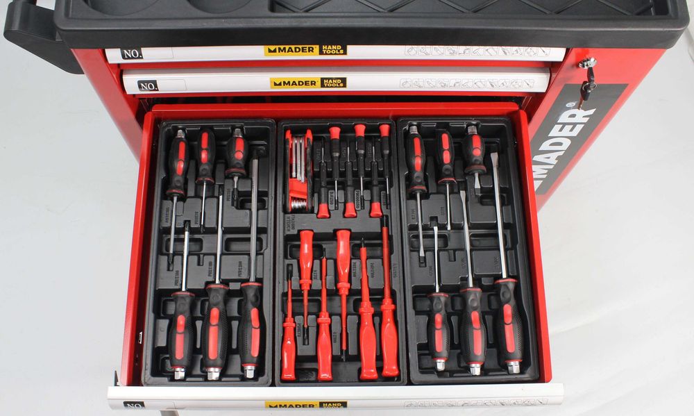 Carro ferramentas modelo XL 6 gavetas 156 peças JL20