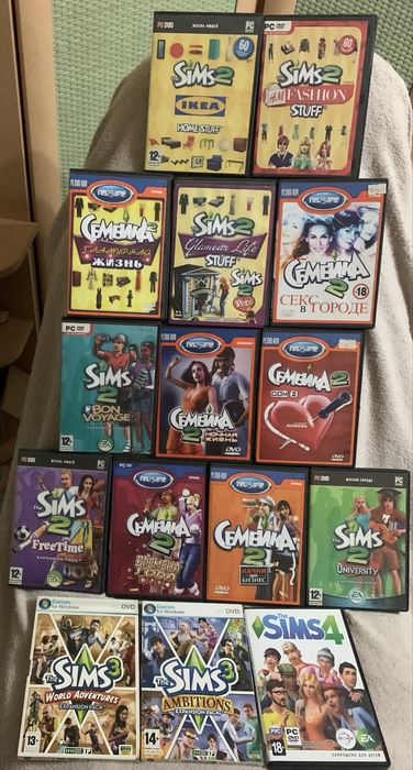 Игры для ПК на дисках, the SIMS