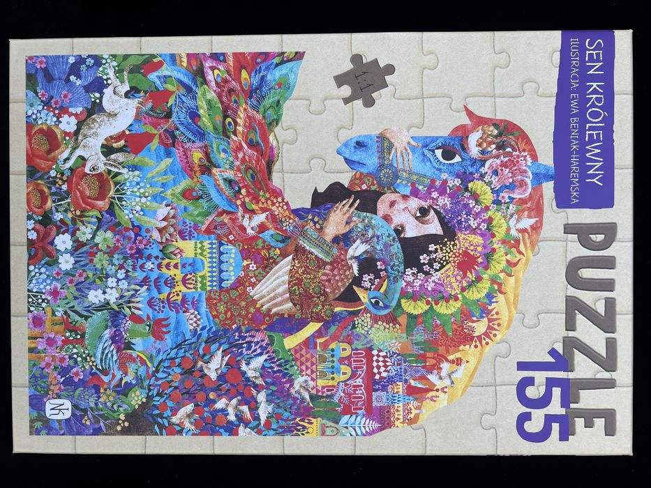 Kompletne puzzle konturowe 155 „Sen Królewny” E.Beniak-Haremska