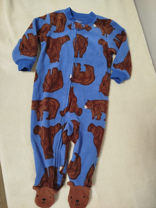 Чоловічок комбінезон флісовий carter's зі стопами