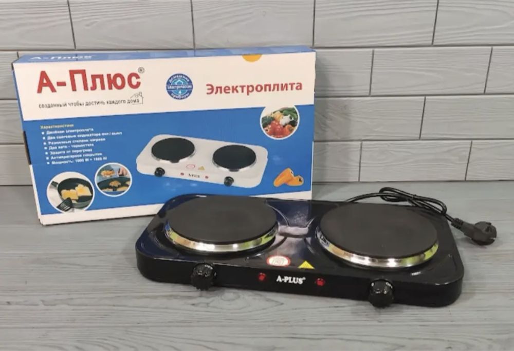 Плита электрическая A-Plus A-2104B электроплита настольная печь плитка