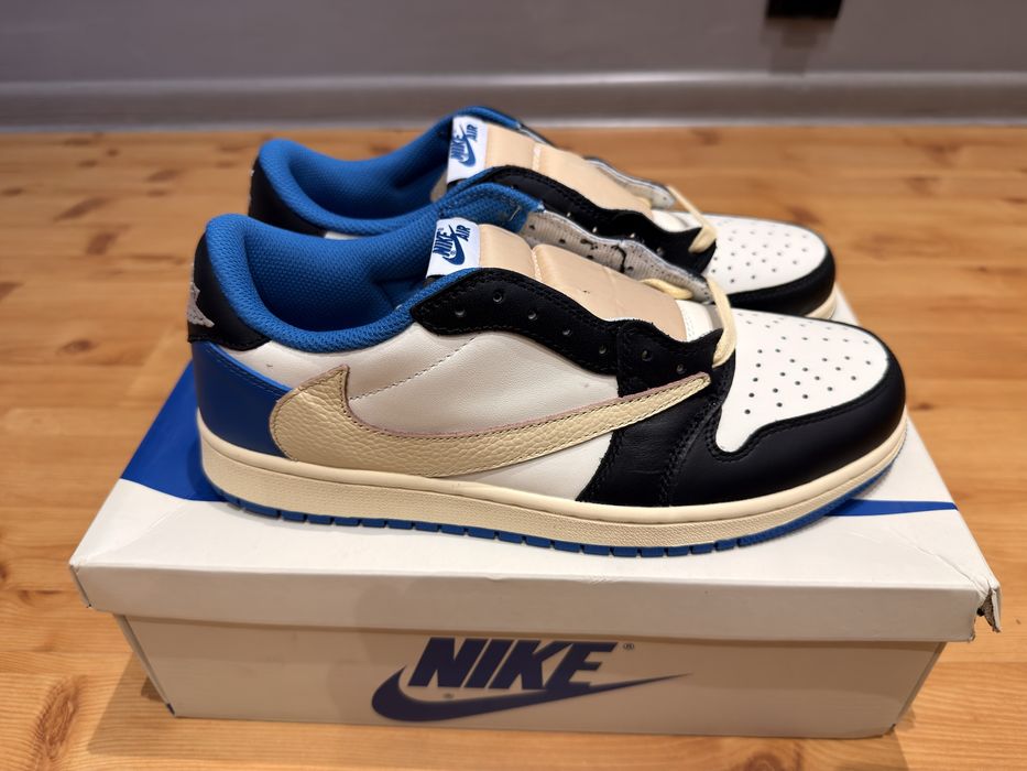 Nike Air Jordan 1 Low Travis Scott x Fragment Design – Rozmiar 43 / Stan Nowe