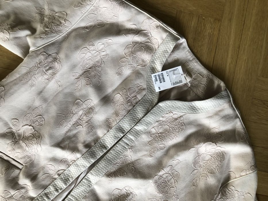 Płaszcz letni bolerko narzuta wesele komunia jasny