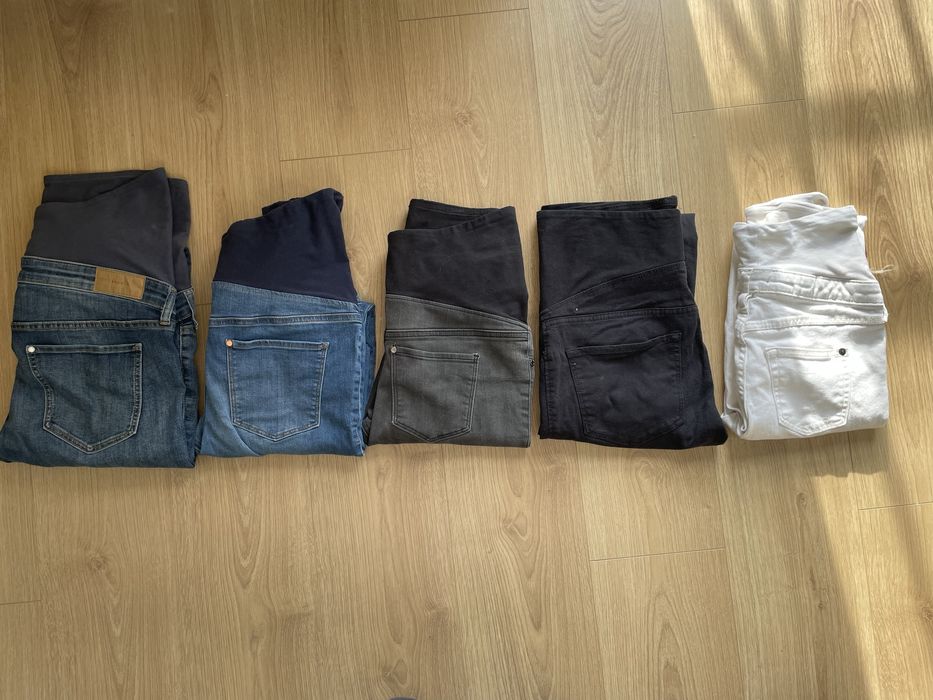 Jeansy ciążowe H&M MAMA