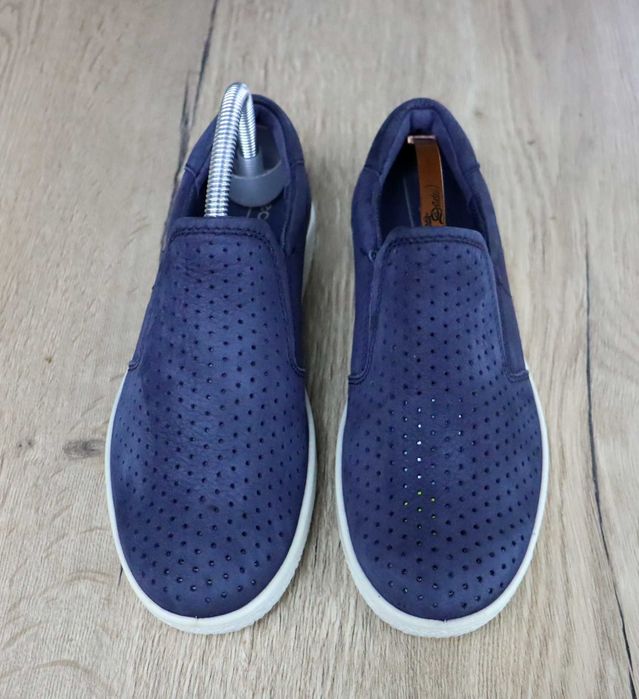 Ecco skórzane półbuty damskie 37 ( 24,5 cm)