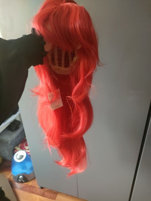 Wig Diluc Genshin Impakt cosplay