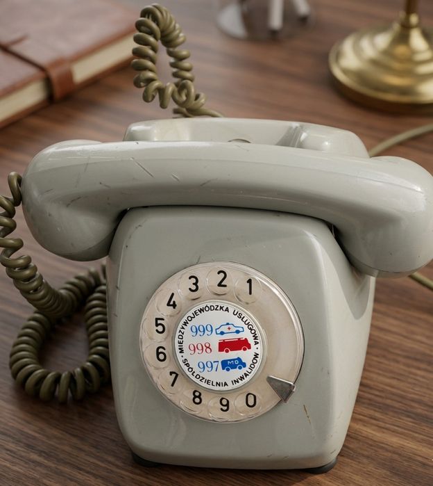 Telefon stacjonarny Elektrim CB-664P retro PRL