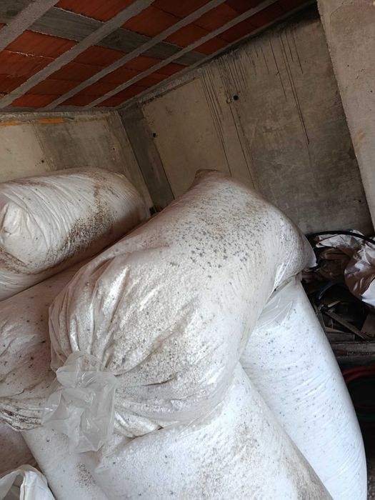 Sacos esferovite 500l com aditivo betão leve