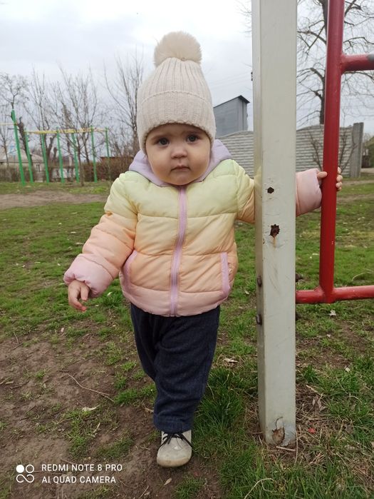 Куртка і шапка демісезон, весна 68, 74.