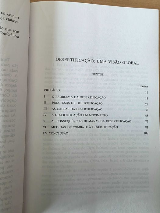 Livro "Desertificação: Causas e Consequências" de F. Kenneth Hare