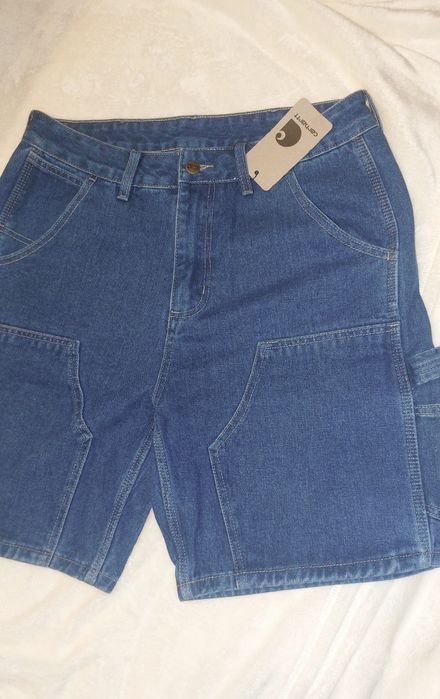 Carhartt WIP Smith krótkie spodenki jeansowe L