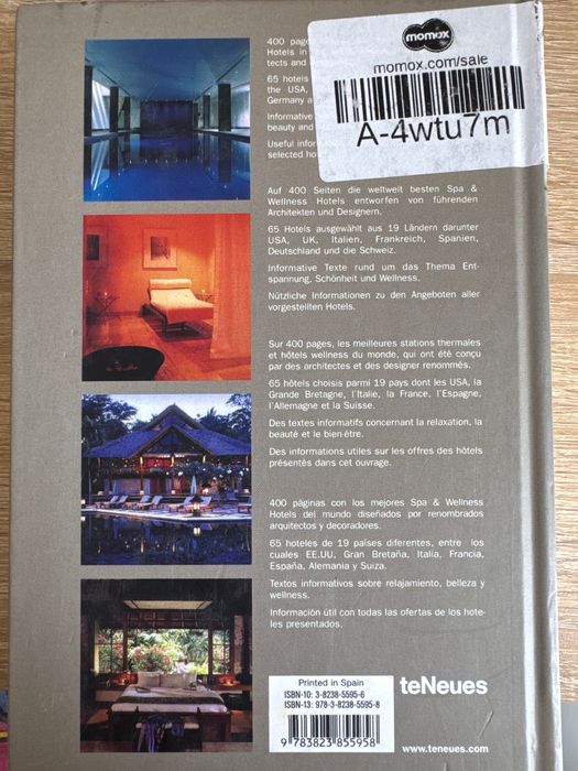 Spa&Wellness Hotels Album odnowa biologiczna TeNeues