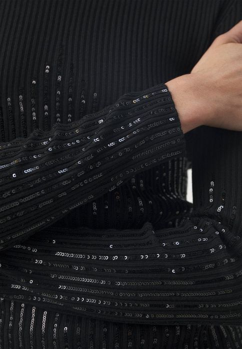 Sweter z cekinami Karl Lagerfeld S