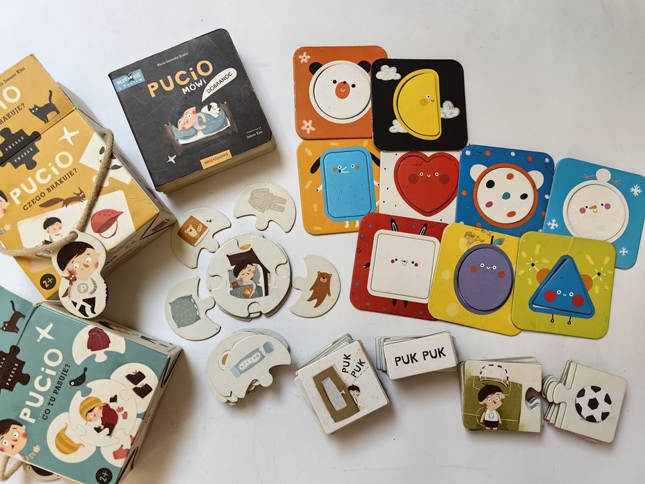 Pucio książeczka puzzle układanka